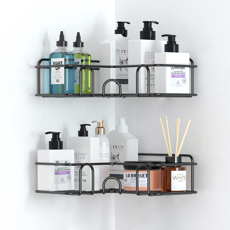 Baño Rack de almacenamiento Punch-libre montado en la pared baño Baño pared triángulo lavabo baño almacenamiento