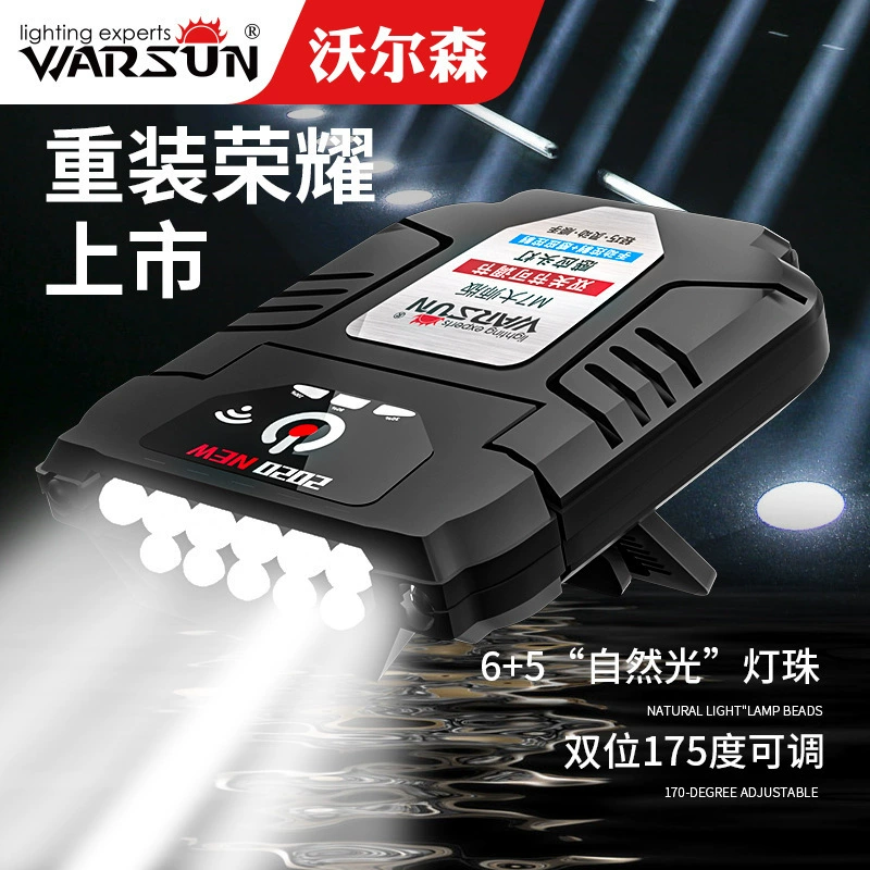 Wolson M7 крышная лампа индукционная фары для ночной рыбалки