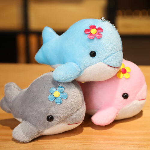 Simulated marine animal dolphin plush toy dolphin pendant whale wedding throwing event gift doll