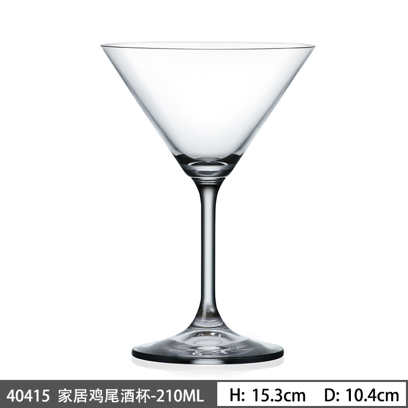 Taza de cristal de importación Lex Martini taza de cóctel de postre taza de helado taza de vino de fruta de hotel comercial