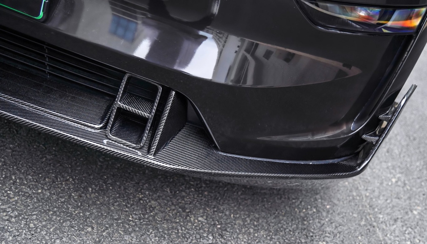 Suitable for Tesla Model Y modified CMS new version front lip, front bumper, front spoiler, carbon fiber spoiler