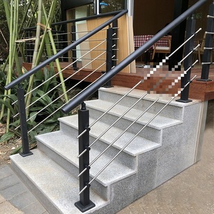 Minimalist Guardrail Side-Mounted Stainless Steel Indoor Self-Installed Glass Light Luxury Column Outdoor Stair Handrail