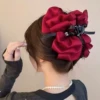 19# wine red satin love bubble 13cm