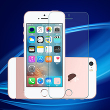 適用蘋果5S 5C SE手機全屏透明鋼化膜IPHONE5代 4S 4代保護防藍光