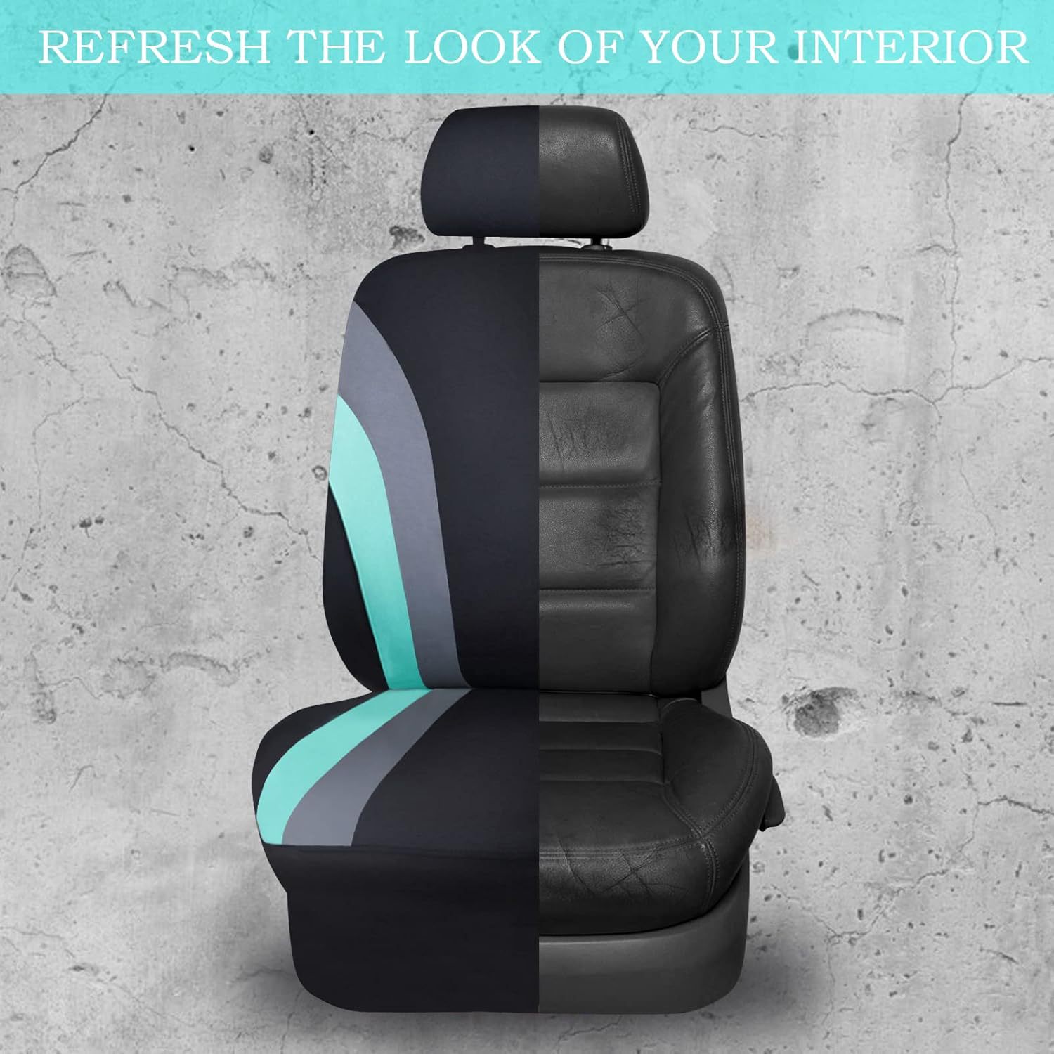 Foreign Trade Cross-Border Popular Model in Europe, America, and Mexico, Temu Amazon Universal Car Seat Cover Set with Double Waistline, 9-Piece Set