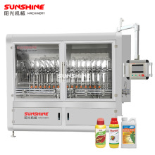 全自动杀虫剂除草剂草帽瓶盖农药化工灌装机乳油悬浮剂灌装生产线