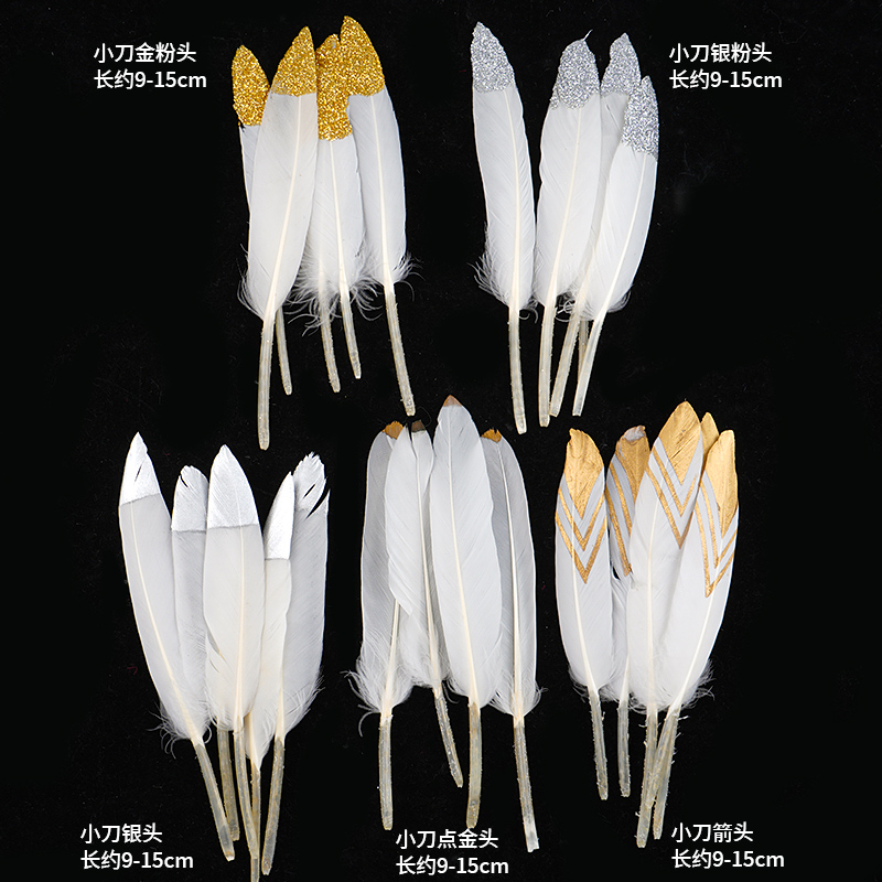 Plumas Decorativas Artesanales para Bodas y Manualidades DIY