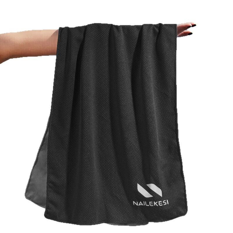 Toallas deportivas frías para hombres natación de acondicionamiento físico secado rápido sudor absorción patear saltar cuerda correr toallas convenientes para niños y adultos