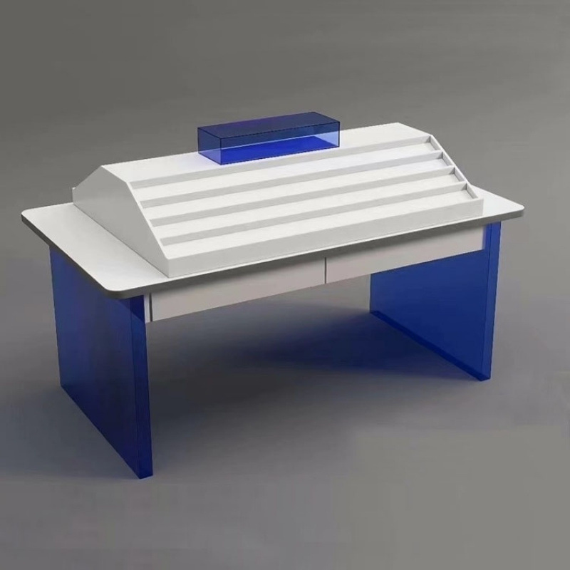 眼镜柜快时尚烤漆眼镜柜台商场眼镜店展示柜子整店中岛柜