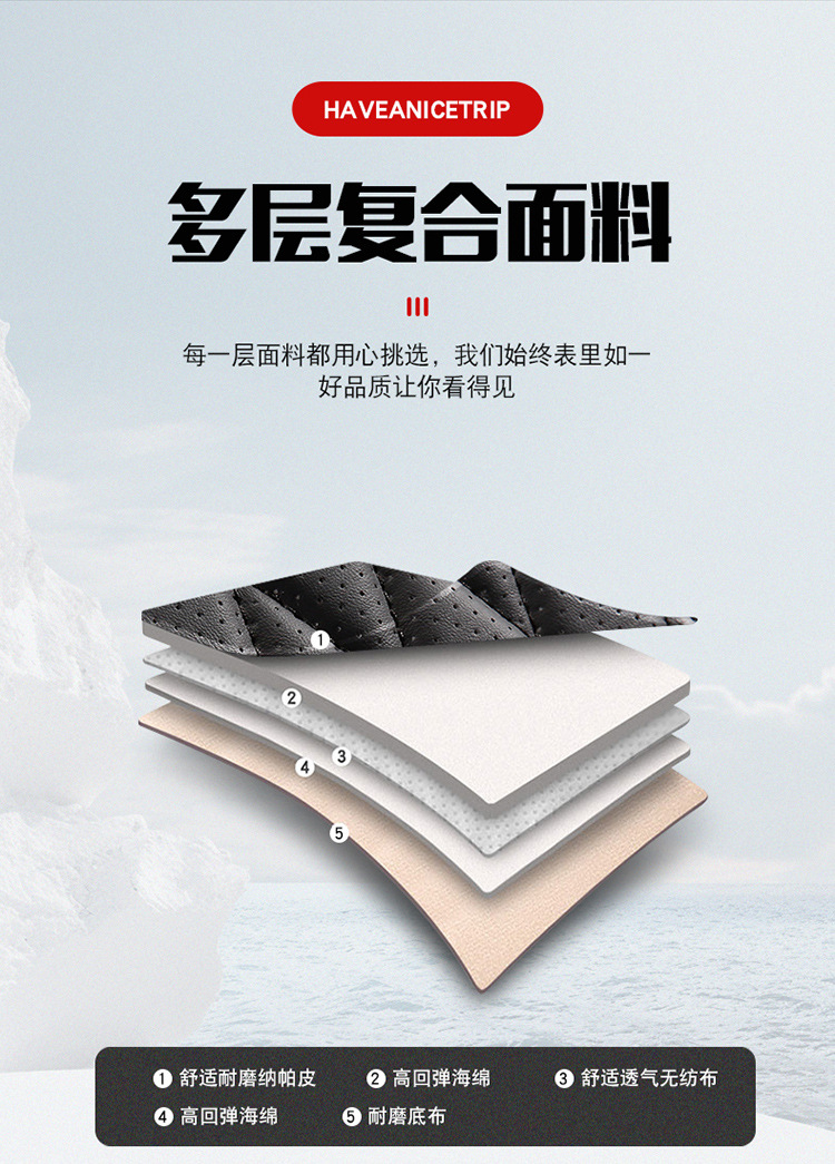 Car Seat Cushion, Waist Support, Wing Protection, Five-Seater Four-Season Cushion, All-Inclusive Seat Cover, Seat Cushion, Nappa Leather, Amazon Europe and America Cross-Border