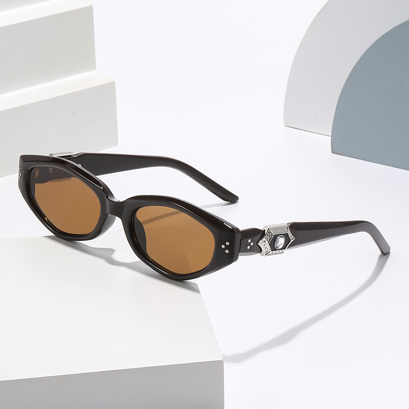 Gafas de Sol Ojo de Gato de PC con Protección UV385 para Conducción y Viajes