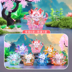 古风国潮手办山海狐缘盲盒创意潮玩景区热卖桌面装饰摆件批发