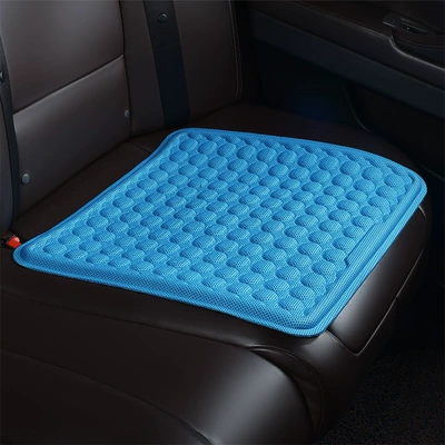 car gel seat cushion dual-use cold: Cool pad - large-blue