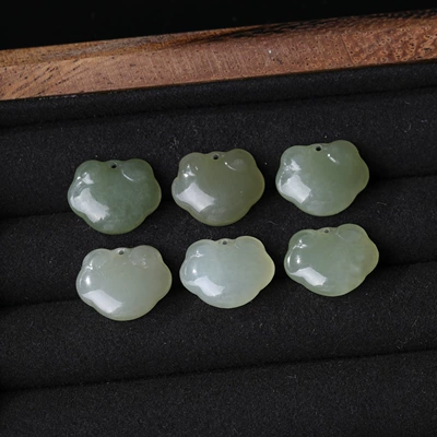 Zərgərlik ara hissələri — Bracelet Jewelry Necklace Accessories - 13-natural-hetian-jade-xiangyun-small-lock