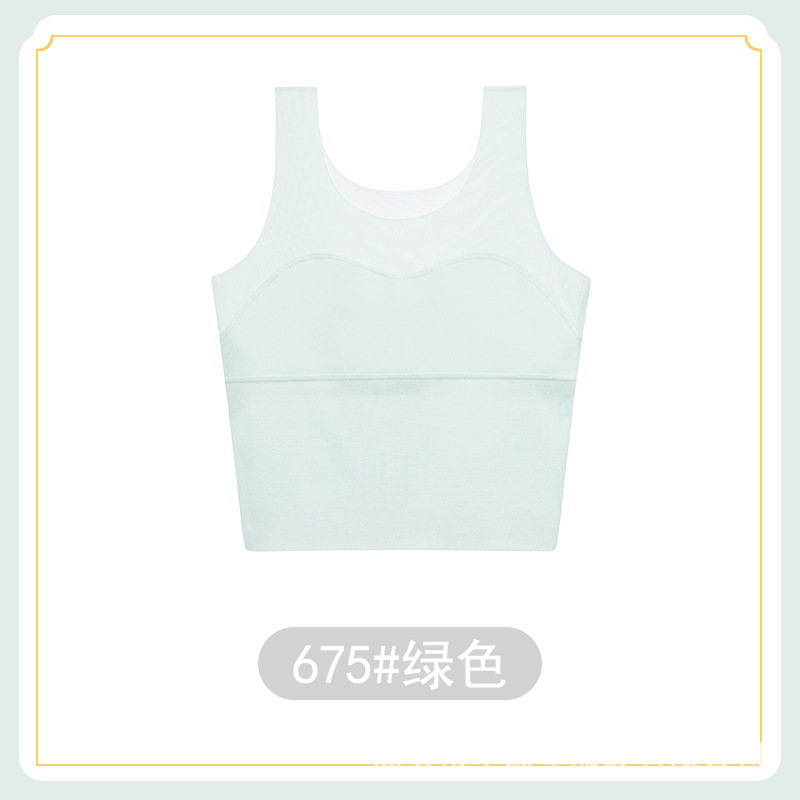 Ropa interior modal para niñas de primaria, chalecos para niñas, sujetadores para niñas mayores, estilo top de primera etapa.