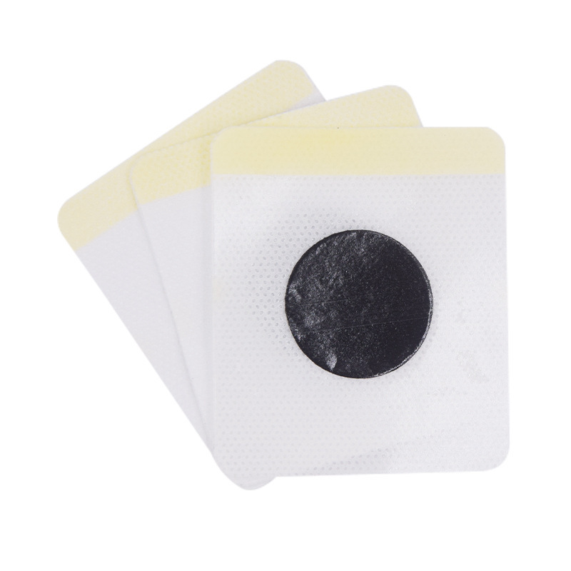 OEM Custom Moxa Heat Patches Herbal Wormwood Paste Patches for Neck Shoulder Waist Knee and Navel in use