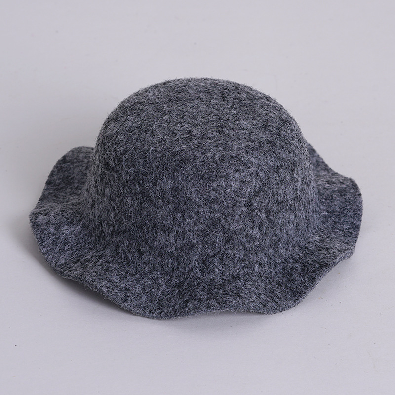 Labu nuevo sombrero de feltero abierto sombrero de cúpula sombrero accesorios de moda sombrero mini sombrero muñeca