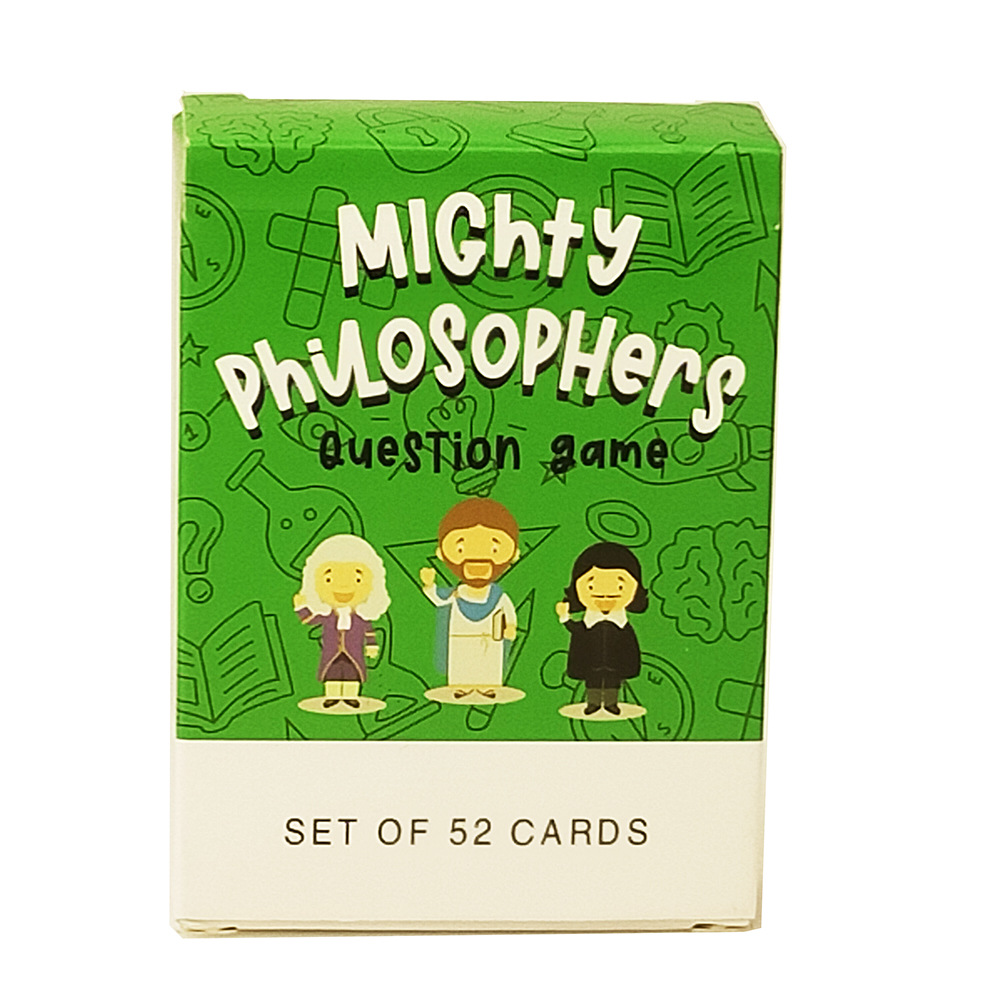 全英文新款Mighty philosophers cards哲学家聚会休闲游戏卡牌