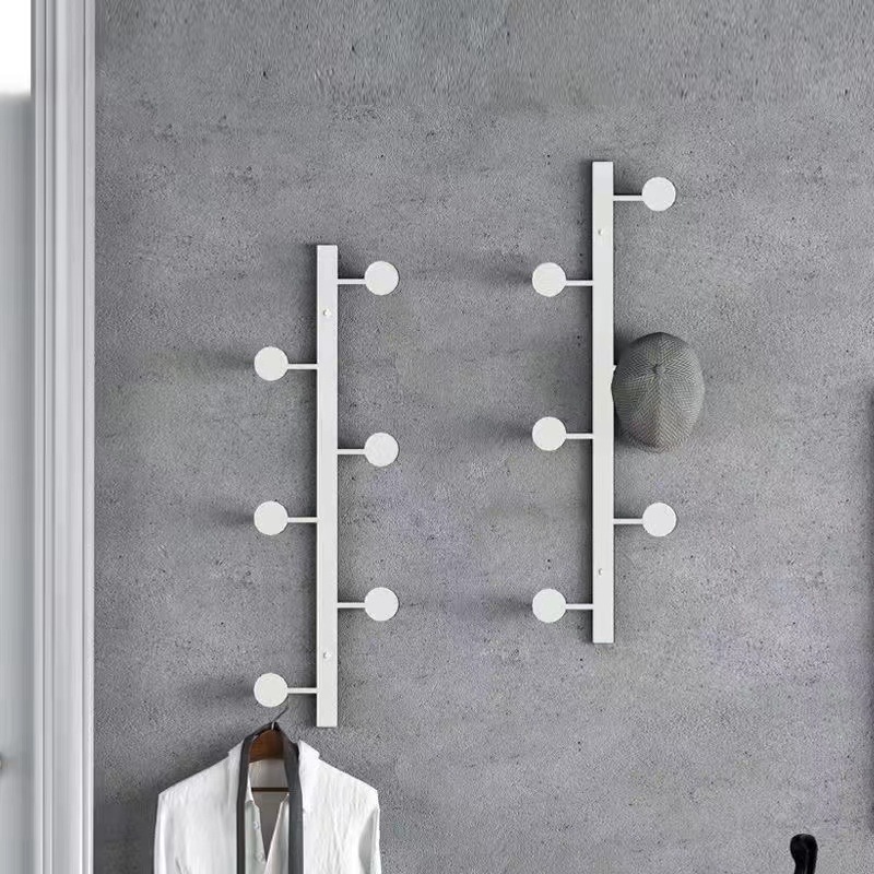 Nordic Light Luxury Coat Rack Wall Hanging Creative Door Wall Decoration Entrance Hanging Hook Vertical Cloakroom Hanging Rack