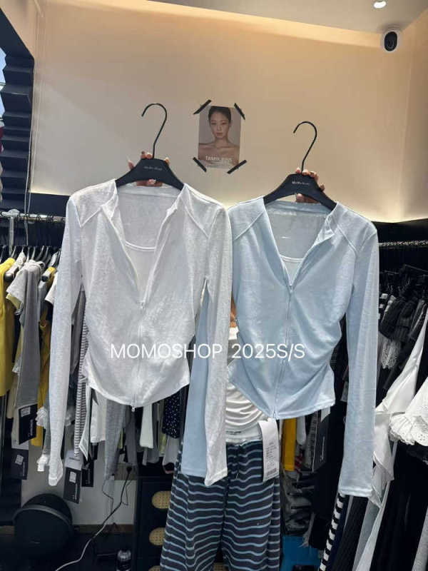 韩版洋气时尚百搭纯色假两件长袖外套女早秋新款显瘦拉链防晒上衣|undefined