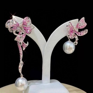 Yan value design S925 silver Edison pearl earrings AB pearl ring jewelry set color treasure both visual sense
