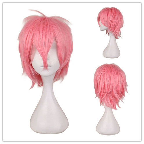 Cross-Border European and American Cosplay Anime Wig Universal Color Harajuku Anti-Curling Men's Short Hair Anti-Curling Style - photo 17