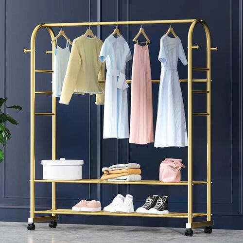 Floor-standing clothes drying rack for bedroom household folding clothes rack indoor simple storage balcony clothes drying rack