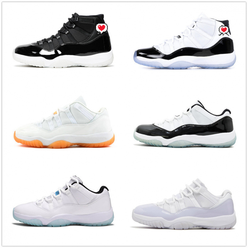 Aj11 Men's Shoes Big Devil 2.0 Kang Buckle Starry Sky Slam Dunk Pink Snake Women's Shoes Joe 11 Full Jordan Black and Red Basketball