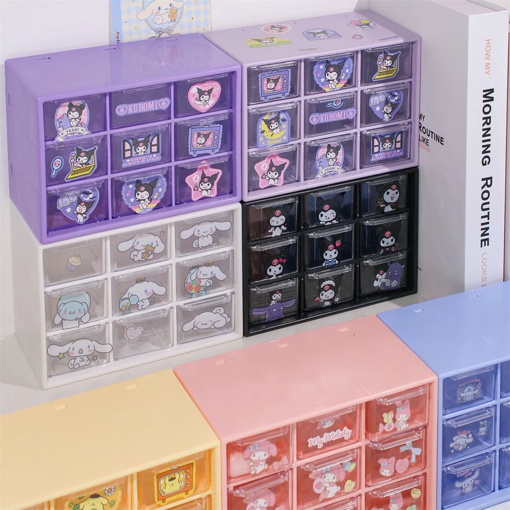 Caja de almacenamiento Jiugongge Caja de almacenamiento Cajón Chica Corazón Cosméticos Lápiz labial Caja de joyería Escritorio Caja de almacenamiento de escritorio grande