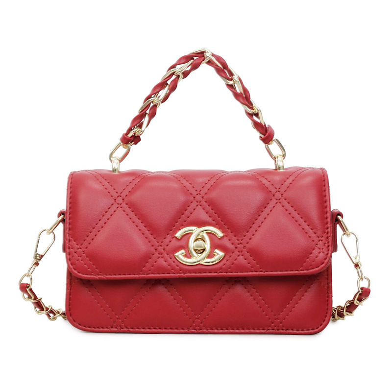 Xiaoxiaoxiang estilo de cadena de diamante bolso pequeño, bolso de lujo ligero, bolso de mano de alto nivel, bolso de hombro de estilo exterior, bolso de hombro