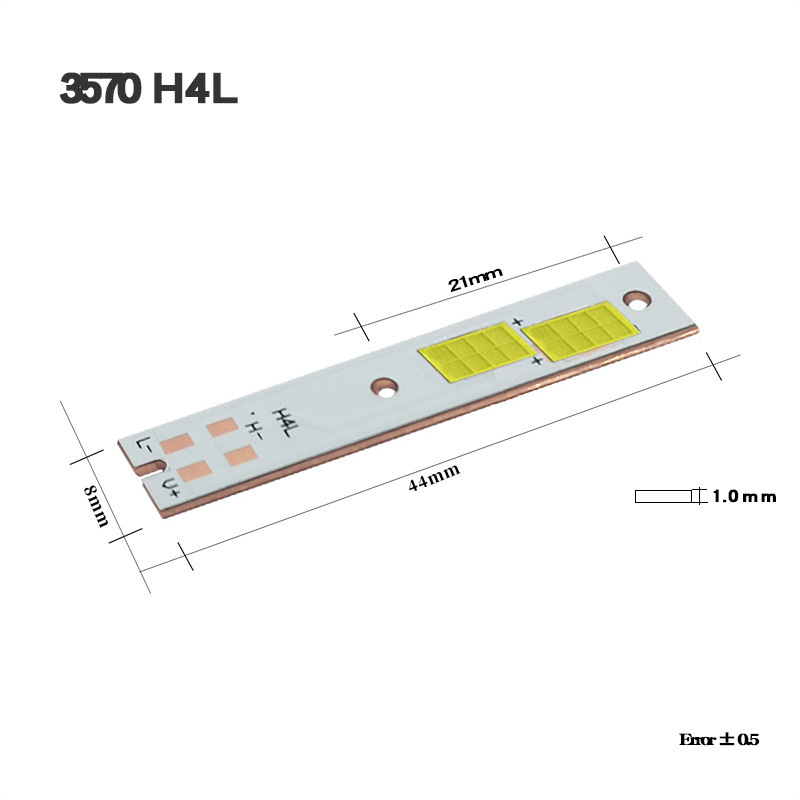 LED自動車ヘッドライト3570電球ハイライト3570 8芯12V LED 40W 3570芯9V 30W白色光|undefined