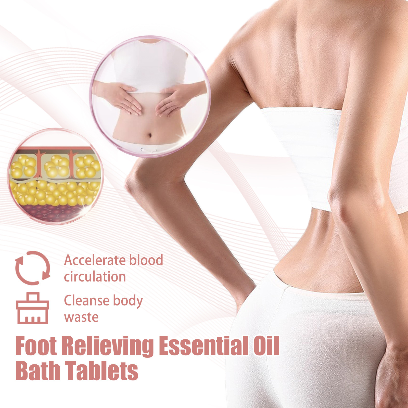 EELHOE essence brusande för kroppsrengöring, djup reparation av förhårdnader, smärtlindring och svullnad fotbadstablett_voghion.com