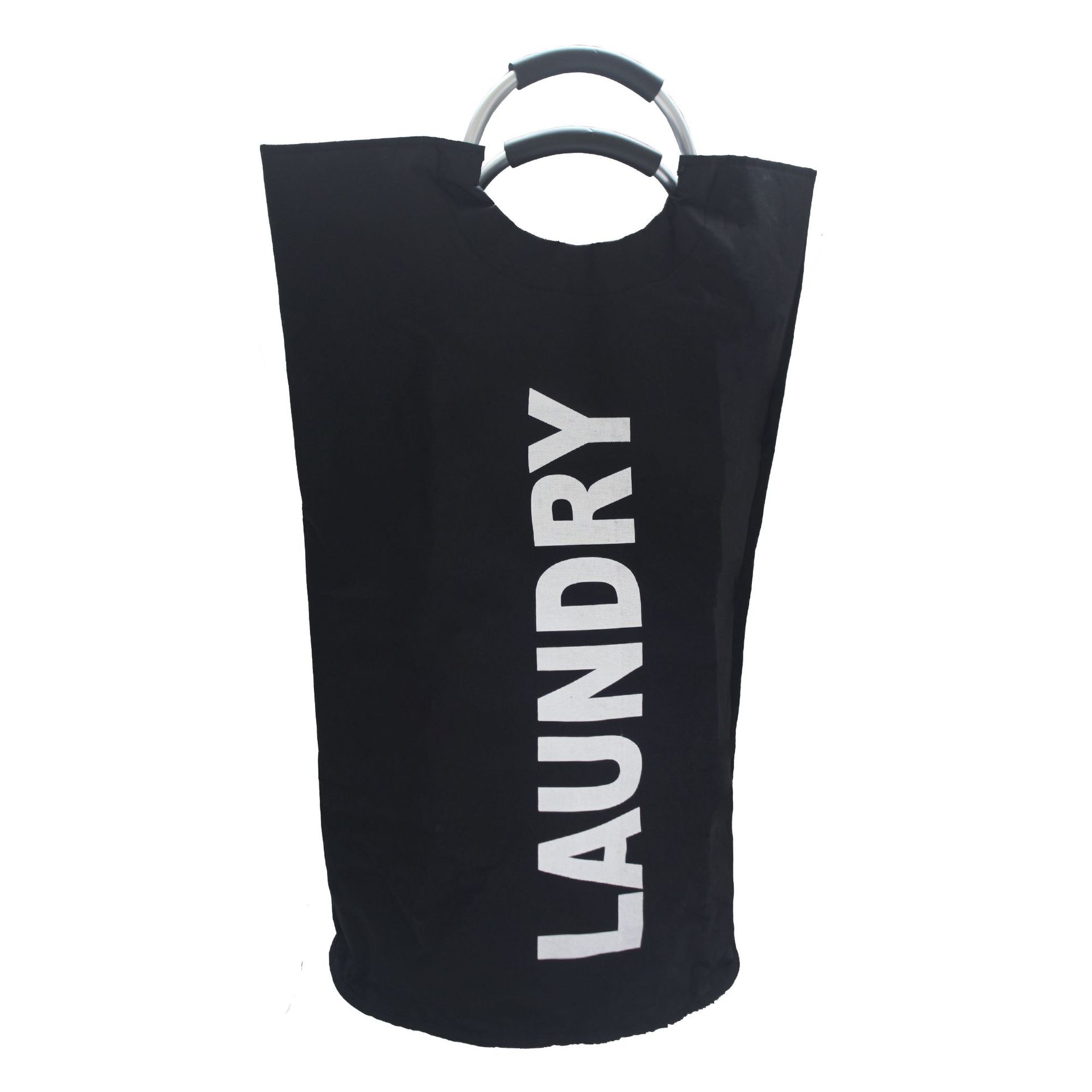 Bolsa de lavandería de tela Oxford - Transfronteriza (Amazon), tamaño grande, canasta de ropa sucia, plegable, con asa de espuma, también para almacenar juguetes, portátil