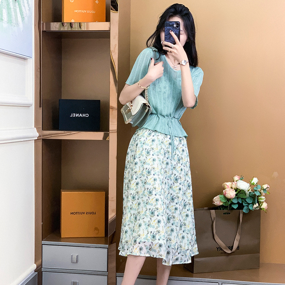 巨亏清仓---不退货------精品两件套连衣裙气深圳南油批发L3129