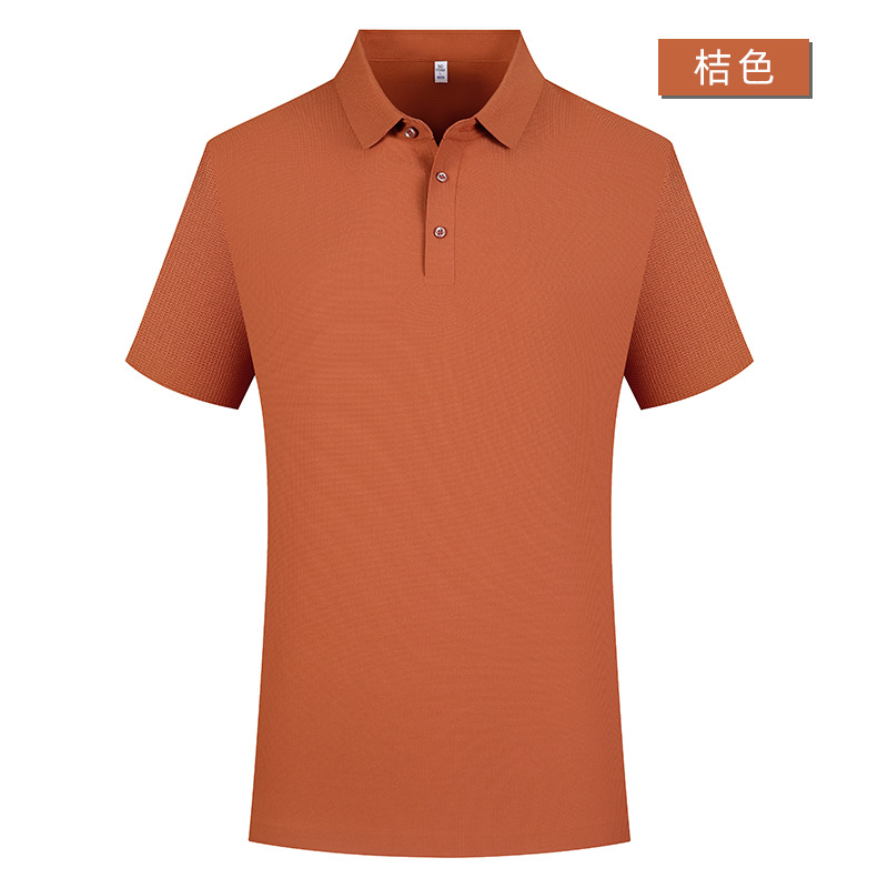 Nylon spandex adhesivo sin costuras 5A antibacteriano camisa de Polo de manga corta ropa de trabajo de verano personalizada ropa de trabajo impresa LOGOTIPO bordado