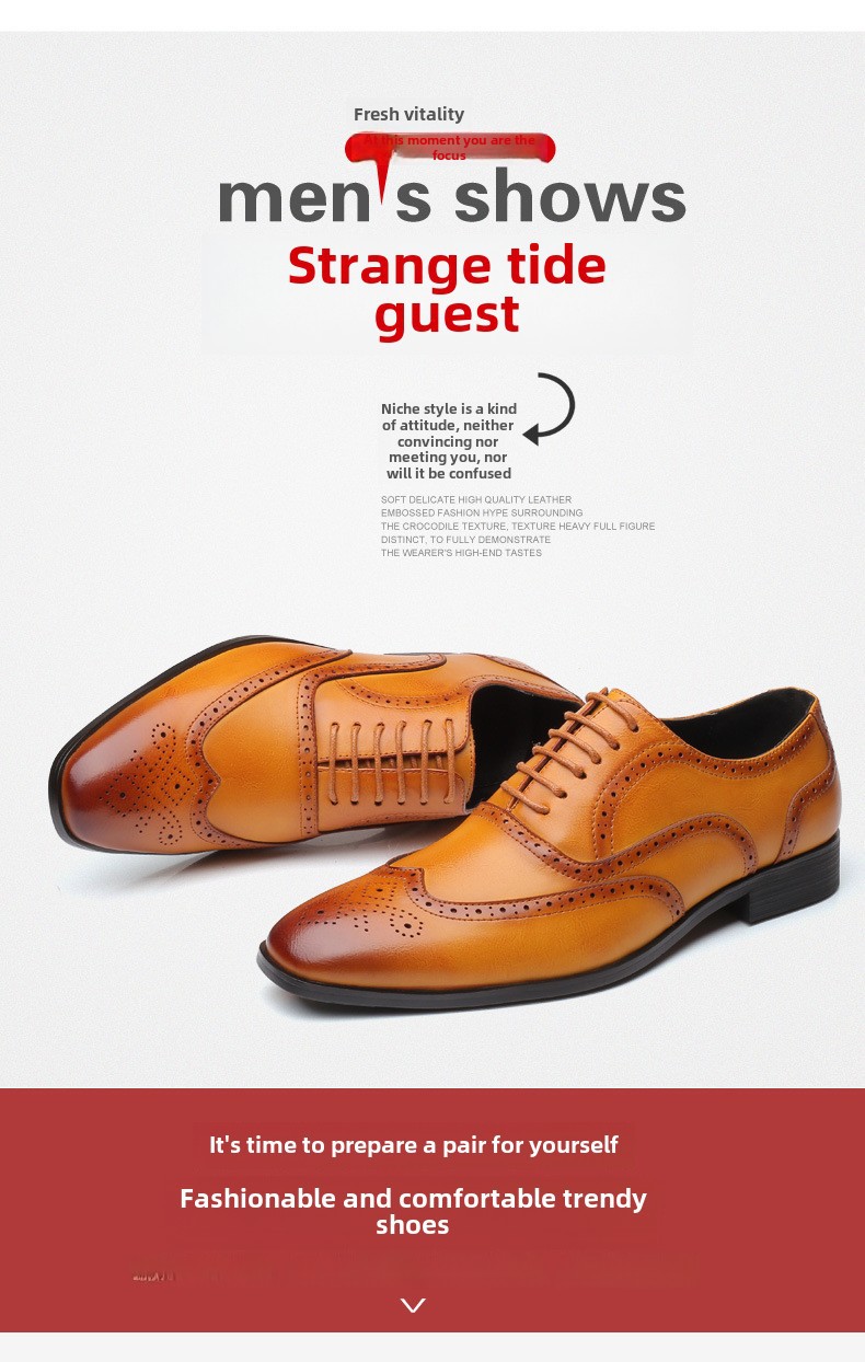 Factory direct supply spring new formal casual men's shoes Oxford Business Men's shoes cross-border for a generation of hair_vogvips.com