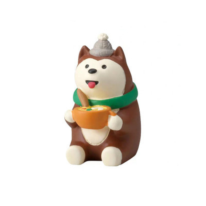 수프 그릇 시바견
