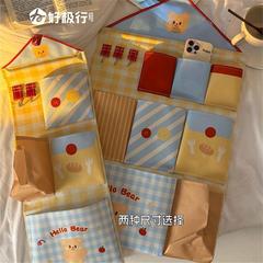 原创设计可爱多巴胺挂袋小房子挂墙收纳袋学生宿舍床边门后置物袋