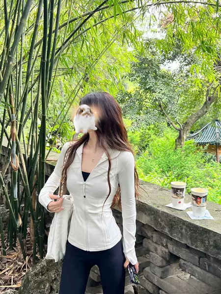 Albumin DF stand-up collar jacket