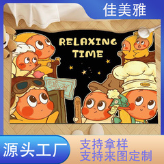 珪藻土マットお手入れ簡単洗えるトイレ浴室マット漫画星人トイレ吸水滑り止めマット