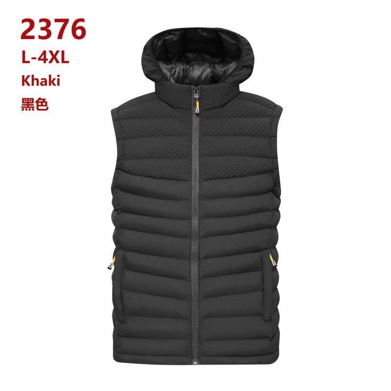 2024 chaleco de algodón de costillas otoño y invierno nuevo calentamiento sin mangas palpitación clip de algodón comercio exterior transfronterizo al por mayor