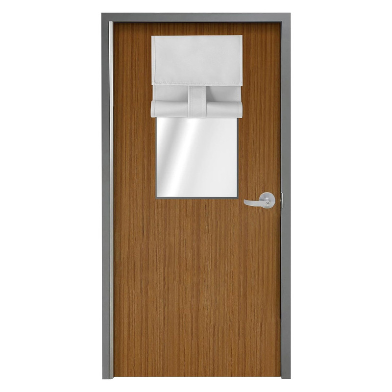 Cross-Border Velcro Punch-Free Door Curtain Insulation Strap Classroom Self-Adhesive Curtain Short Curtain Glass Window Blackout Small Curtain