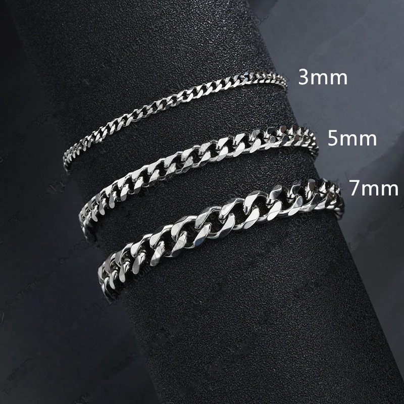 Simple Style Geometric Stainless Steel Plating Unisex Bracelets 1 Piece display picture 3