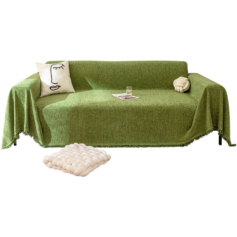 2023 nueva espiga sofá toalla cubierta de tela sofá cojín cuatro estaciones universal de alto grado cubierta completa doble cubierta manta