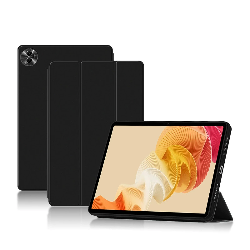 Подходящий защитный чехол Realme Pad 2 11,5 дюймов, мягкая крышка тройного складывания, противоугонный кожаный чехол