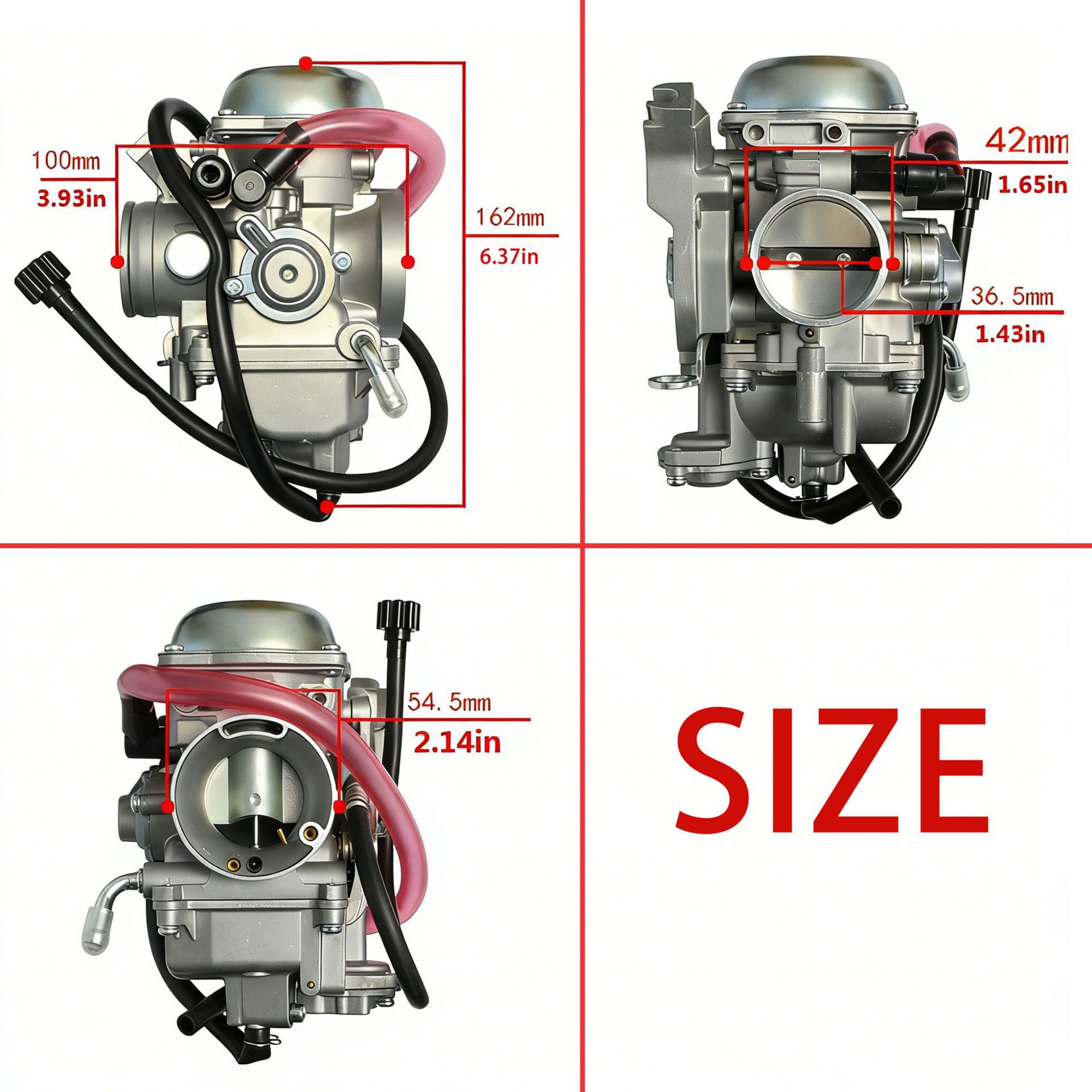 Cvk36 Carburetor for Xt 650 Atv 500 Tbx Trv Cat 400_500 Motorcycle Parts