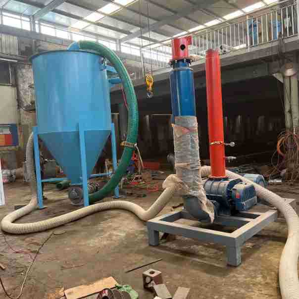 山西吕梁石油焦粉吨包气力吸灰机zcjb 淀粉米粉气力输送机