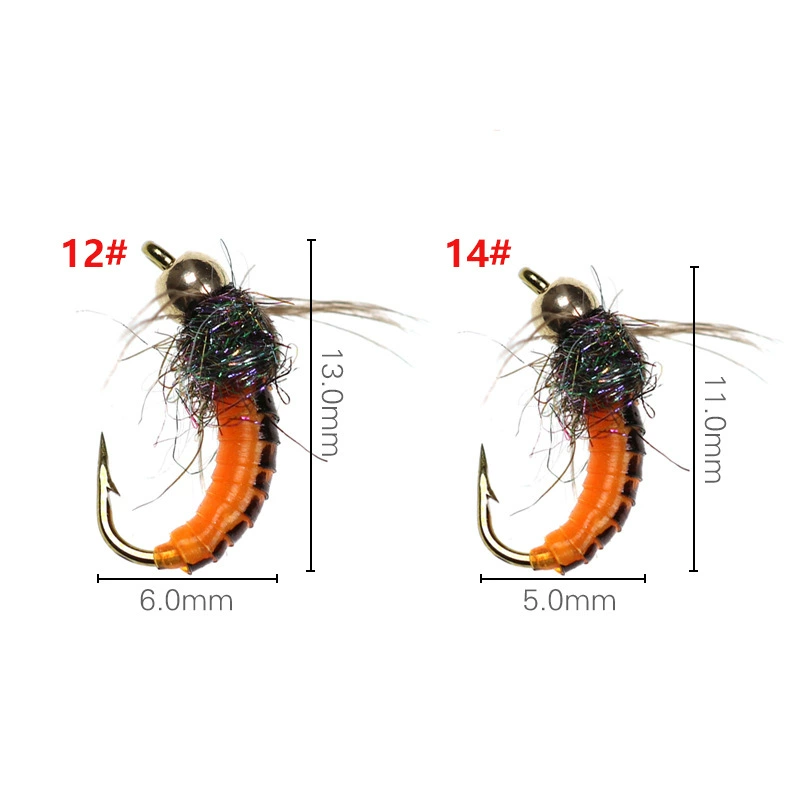 Cabeza de latón para ninfa pesca mosca