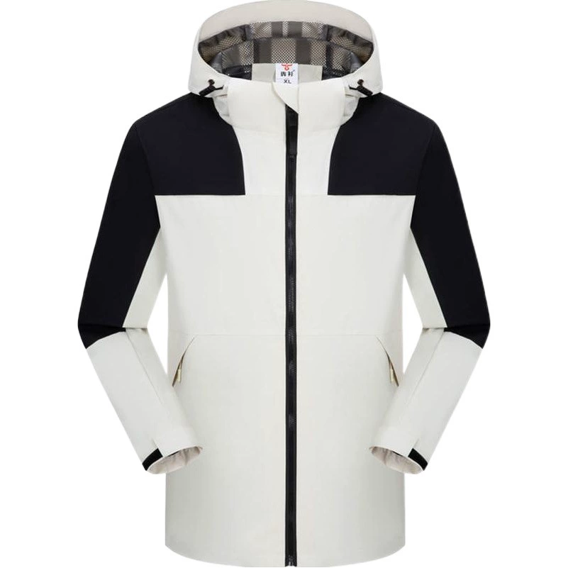 Однослойная тонкая куртка с логотипом на заказ Открытый альпинистский костюм Ветрозащитное водонепроницаемое пальто Рабочая одежда Вышивка на заказ