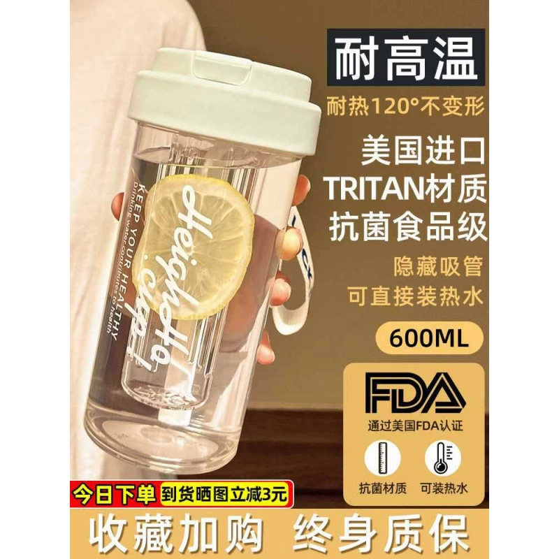 Handheld plastic high quality glass with glass for elementary school students